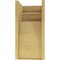 Ekena Millwork 10"W x 10"D x 20"H Wide Viola Rough Cedar Woodgrain TimberThane Corbel, Primed Tan CORUR10X10X20VIORCPR - alternate 5